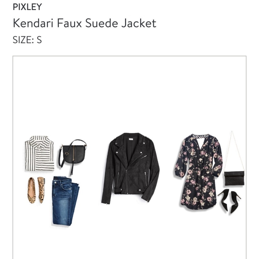Pixley - Kendari Faux Suede Jacket - Size Small